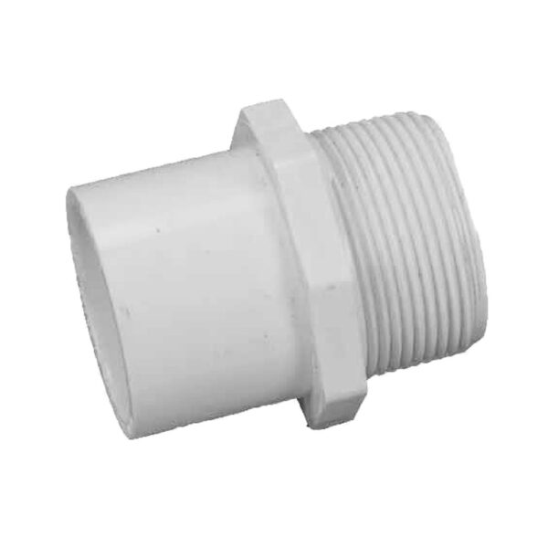 PVC 40mm Male Valve Adaptor Pressure Pipe Fitting Epools Pool Shop