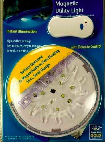 Wireless Pool Floating Or Magnetic Attach To Wall Led Light
