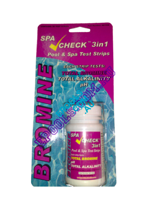 Bromine 3 in 1 Test Strips 50 Epools Pool Shop