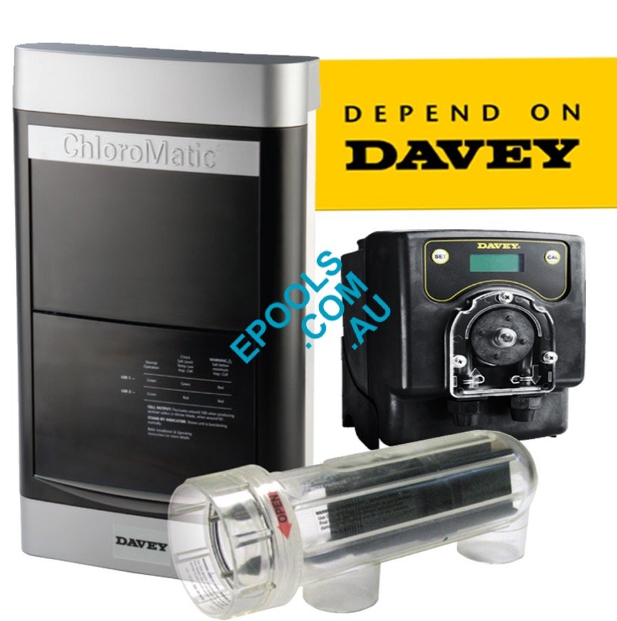 Davey Self Clean Salt Chlorinator With PH Control MCS36CPH Epools