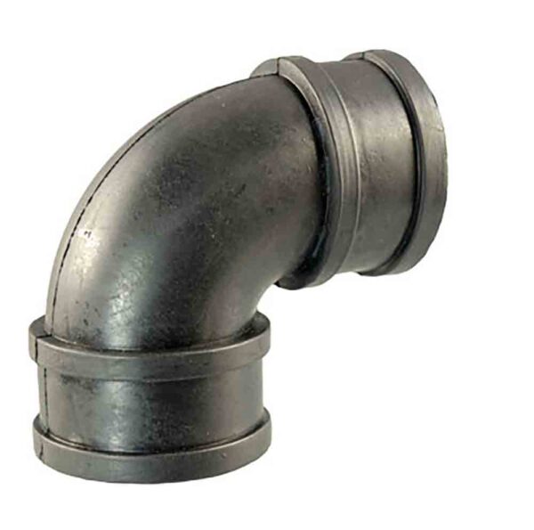 Rubber 40mm x 40mm Elbow Coupling PVC Pressure Pipe Epools Pool Shop