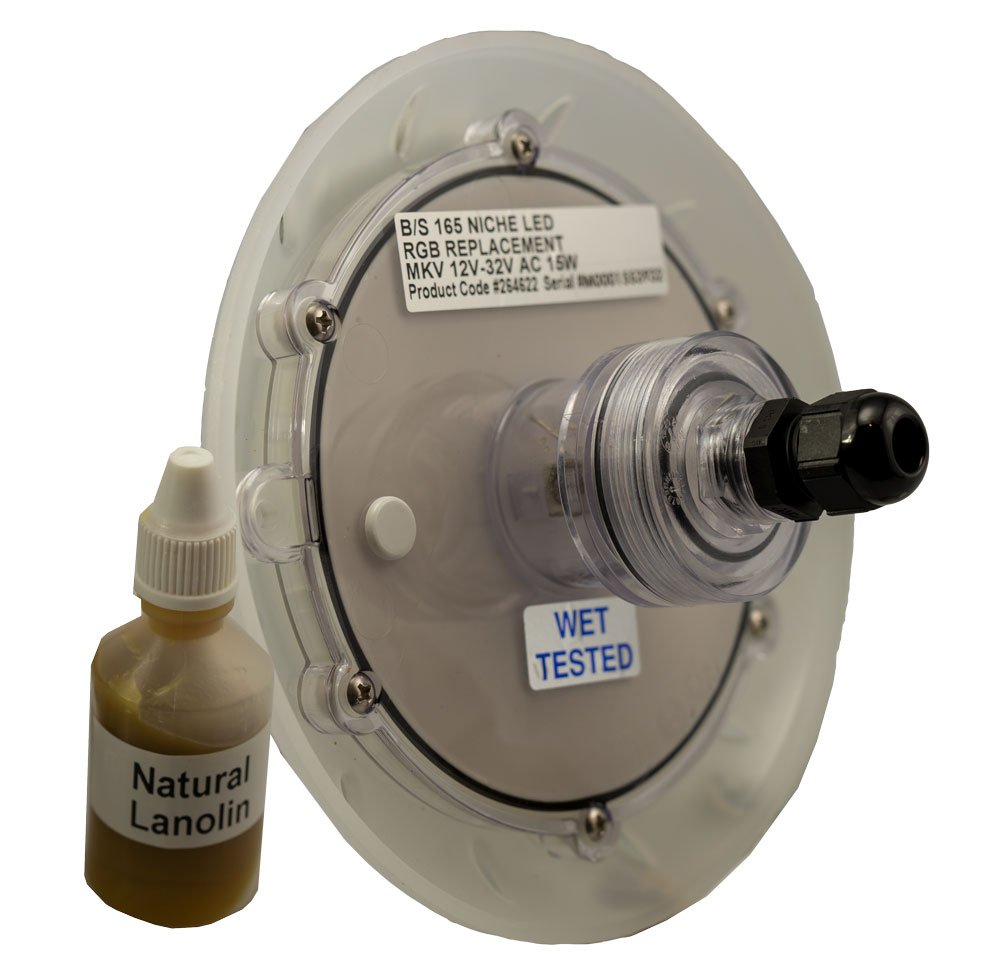 Britestream MK5 Waterco Slim165 Fibreglass Duo Blue & White LED Pool