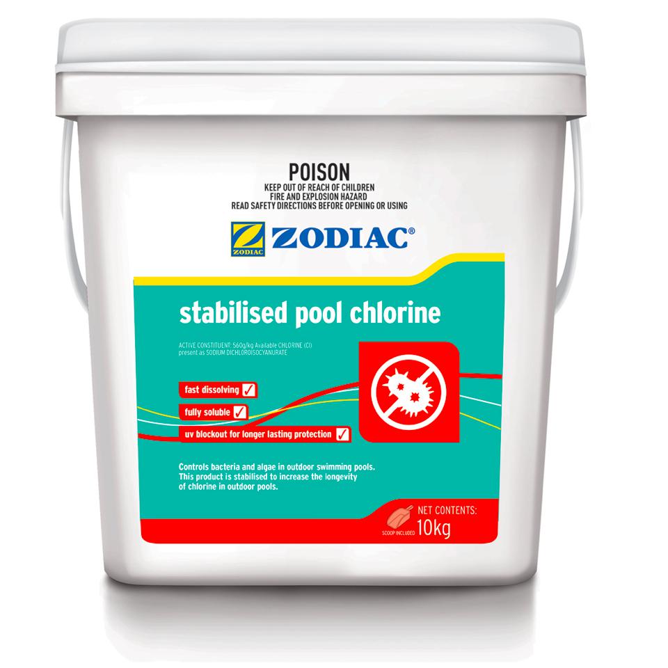 Stabilised Swimming Pool Chlorine 10kg Epools Pool Shop