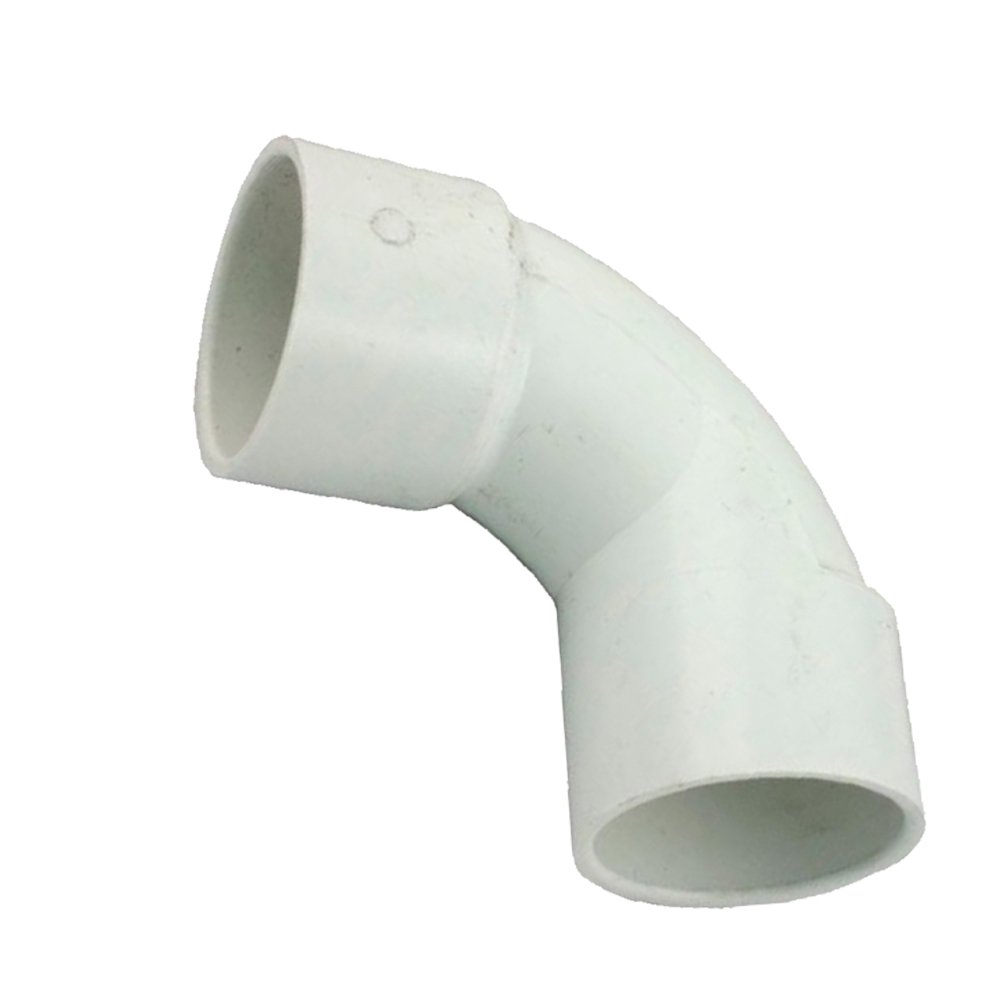 Sweep Elbow 40mm 90 Degree PVC Pressure Fitting White Epools Pool Shop