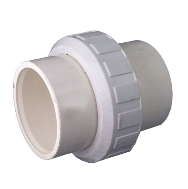 Barrel Unions 40mm 50mm BSP Thread Slip Fit PVC Epools Pool Shop
