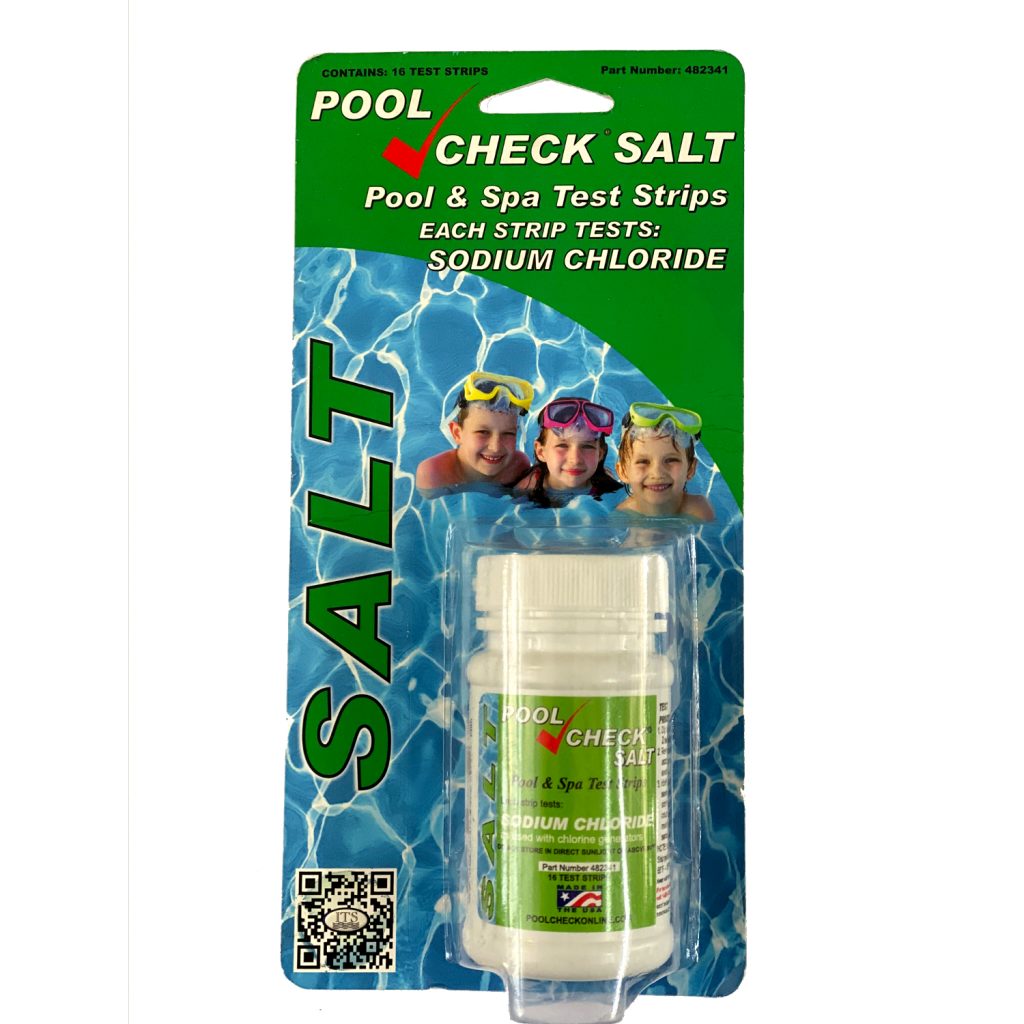 Swimming Pool & Spa Salt Water Sodium Chloride Test Strips Pack of 16