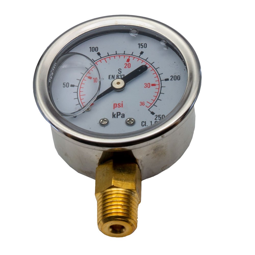 Astral Pool Filter Pressure Gauge Oil Filled Epools Pool Shop
